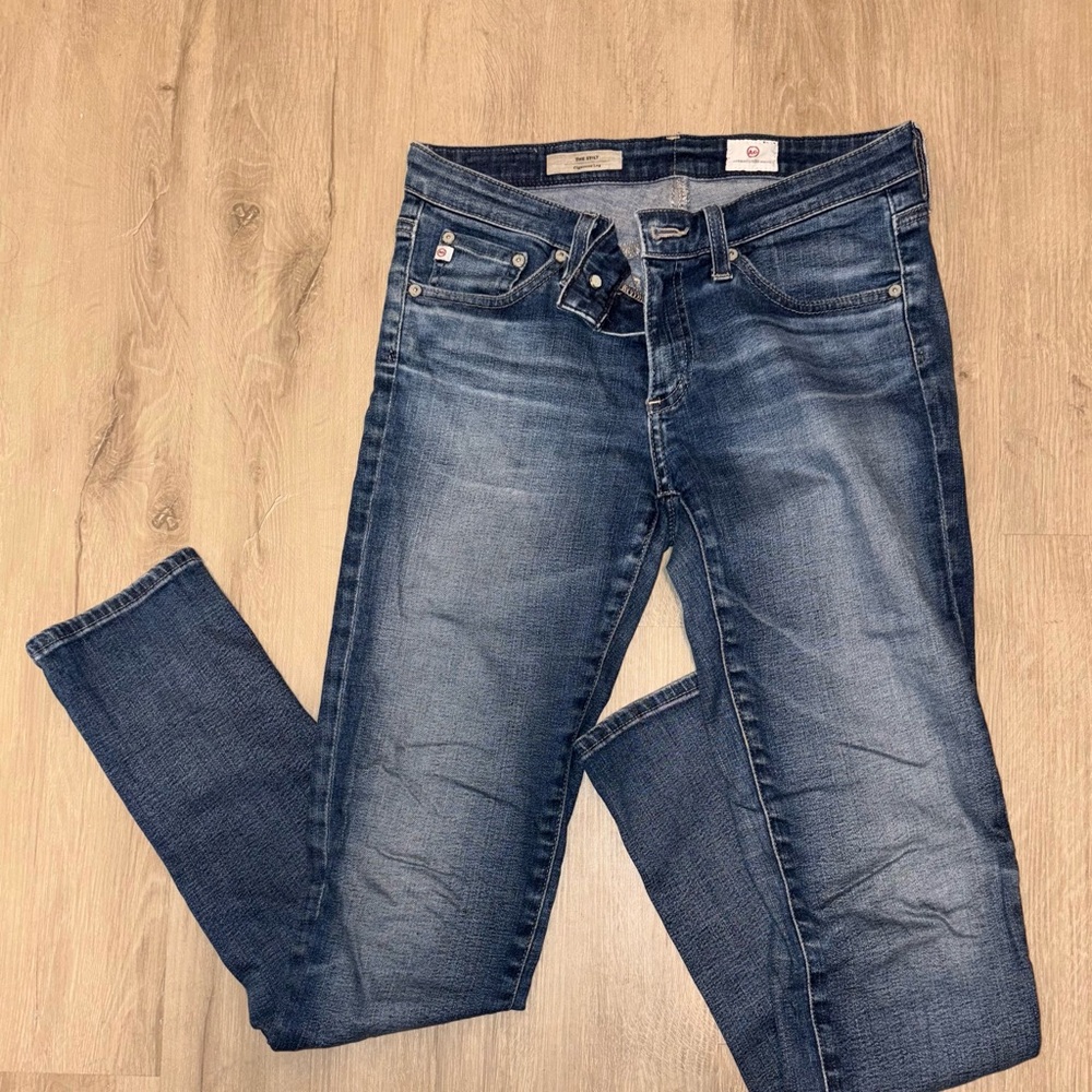 Ag Adriano Goldschmied Blue Skinny Jeans